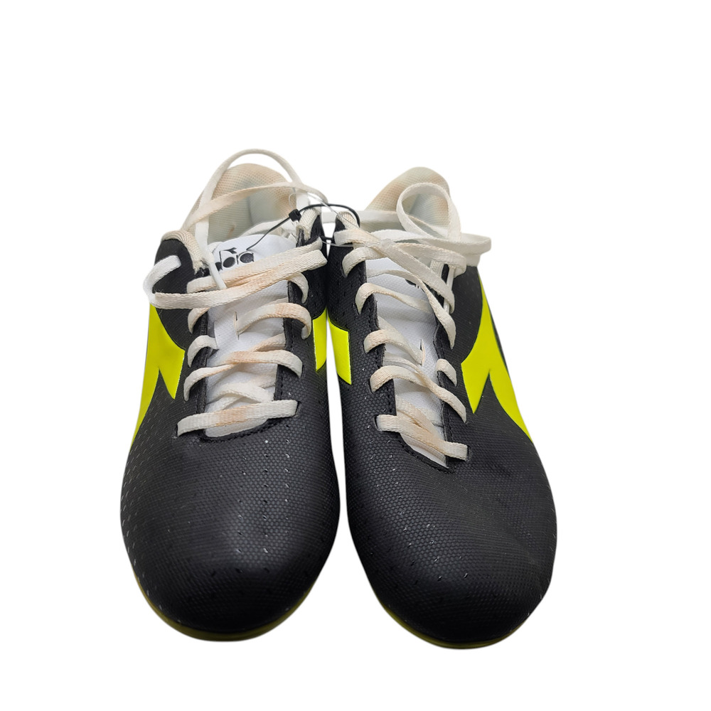 Diadora Pichichi 5 TF Jr Youth Boys Size 5 Black/Yellow/White *Imperfect/No Box*